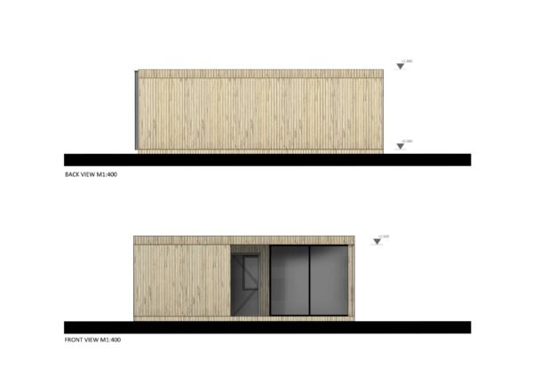 Contemporary-Garden Office-facad