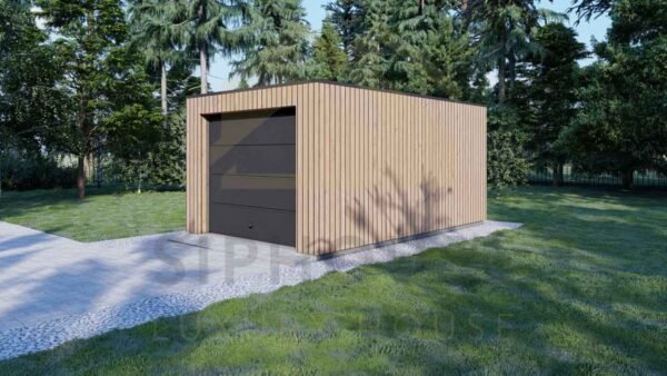 single wooden garage s59